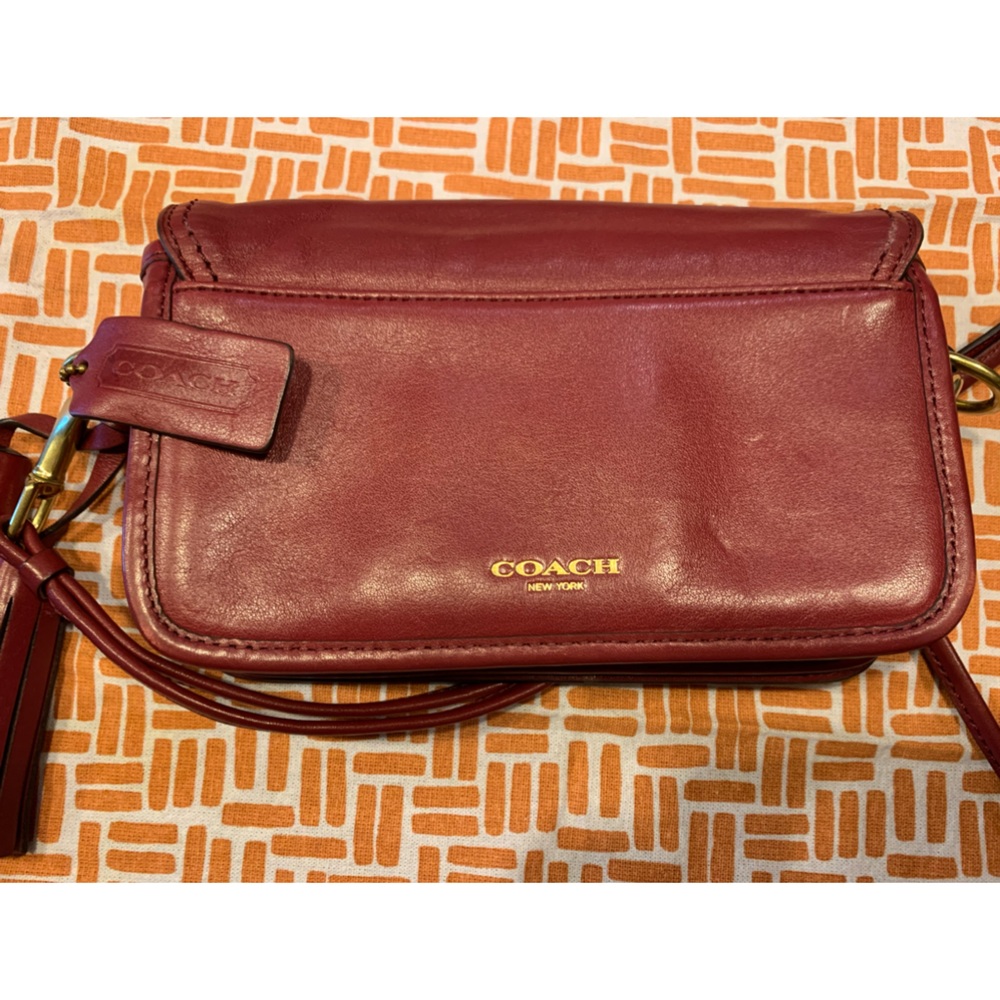 Coach Leather Shoulder Bag Penny Legacy